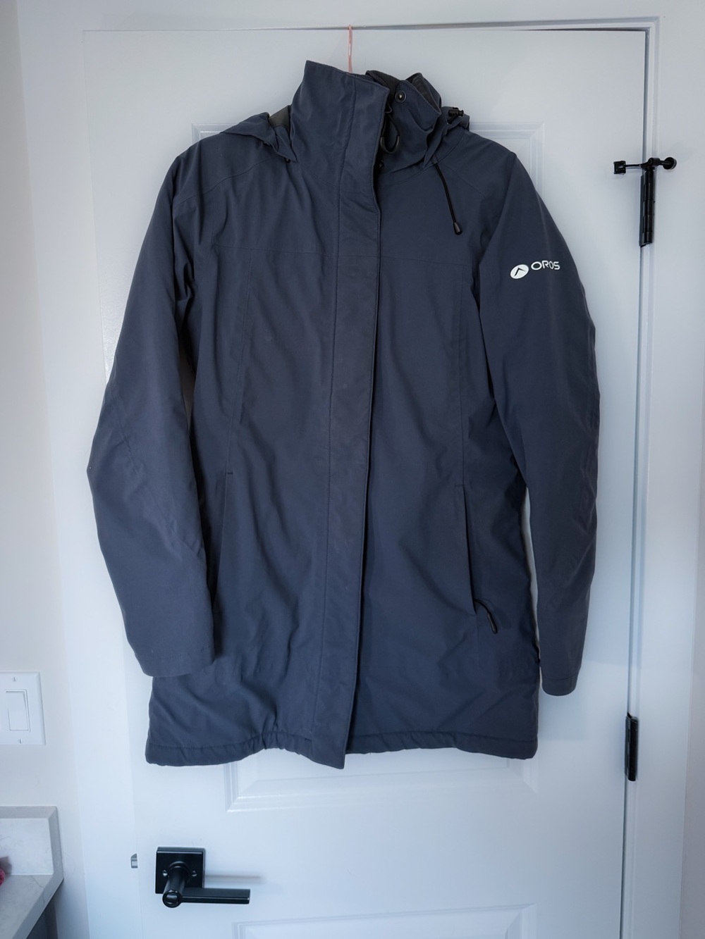 OROS Women’s Orion Parka Solarcore Navy Winter Coat Size Small